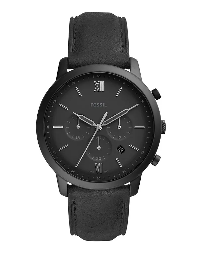 Fossil Chronograph Neutra Schwarz