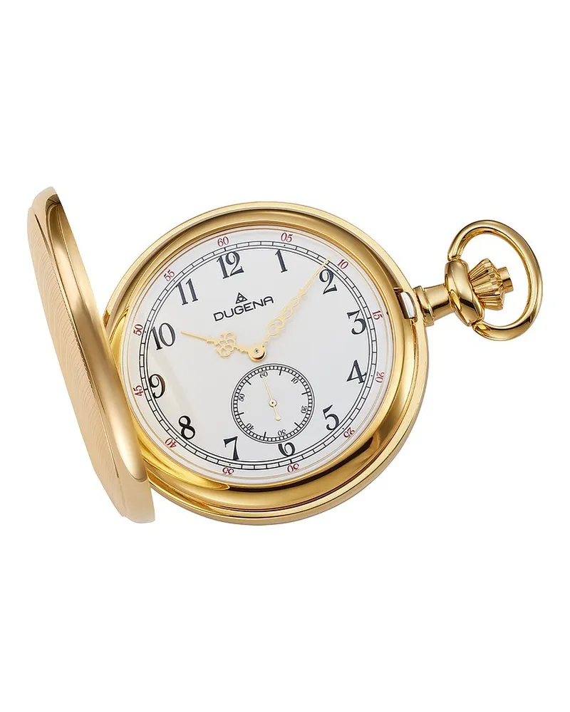 Dugena Taschenuhr Savonette Gold