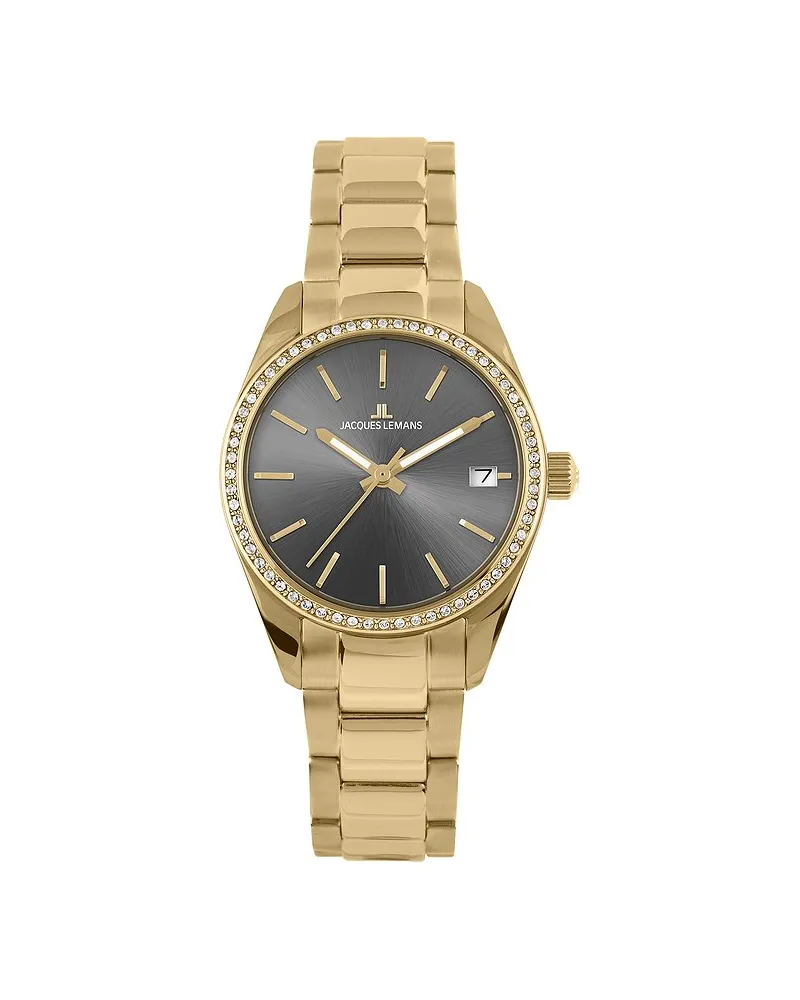 Jacques Lemans Damenuhr Derby Gold