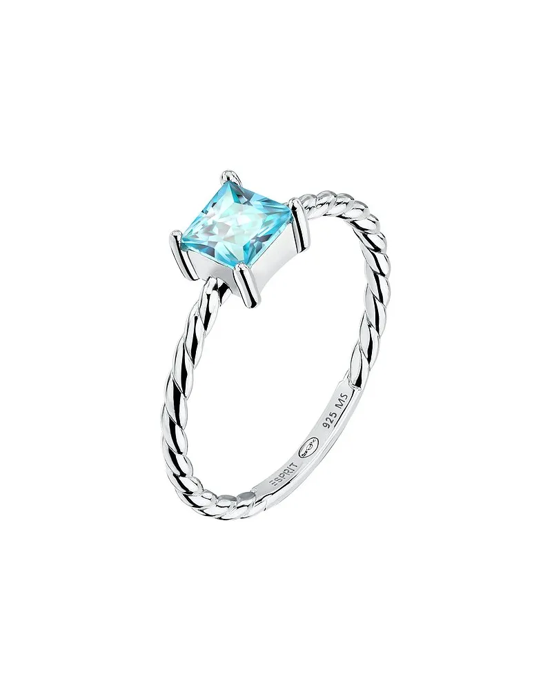 Esprit Damenring SQUARE COLORS Silber