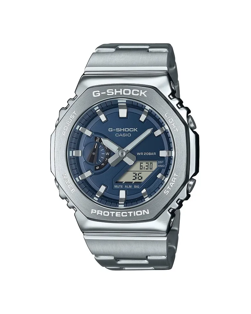 Casio Herrenuhr G-SHOCK Classic Silber