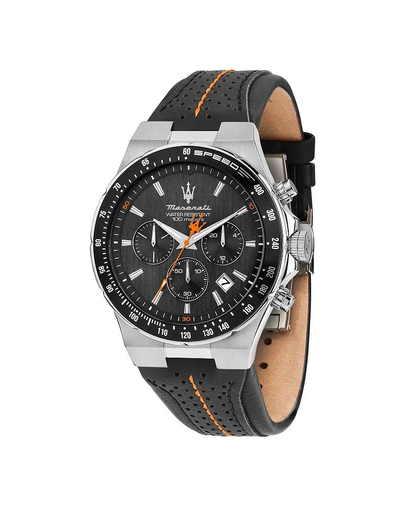 Maserati Herrenuhr Sfida Silber