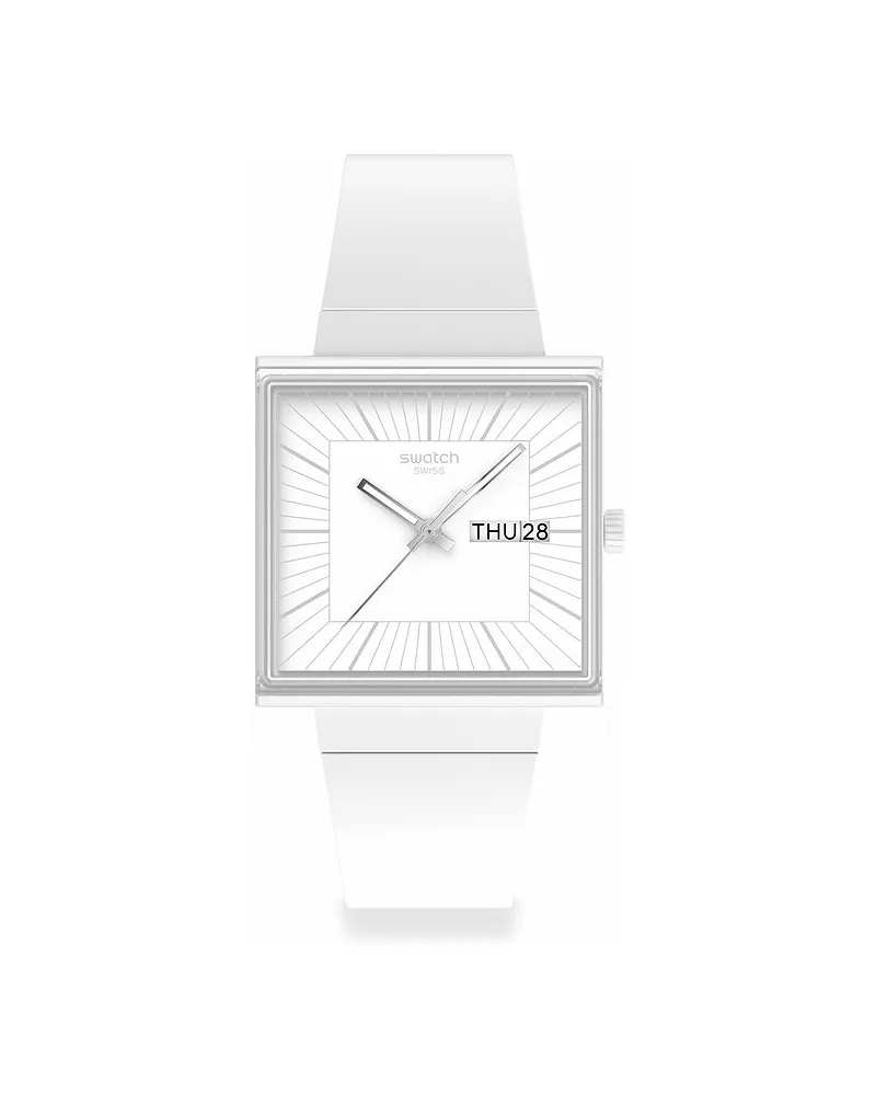 Swatch Unisexuhr 2408 SWATCH ESSENTIALS Weiß