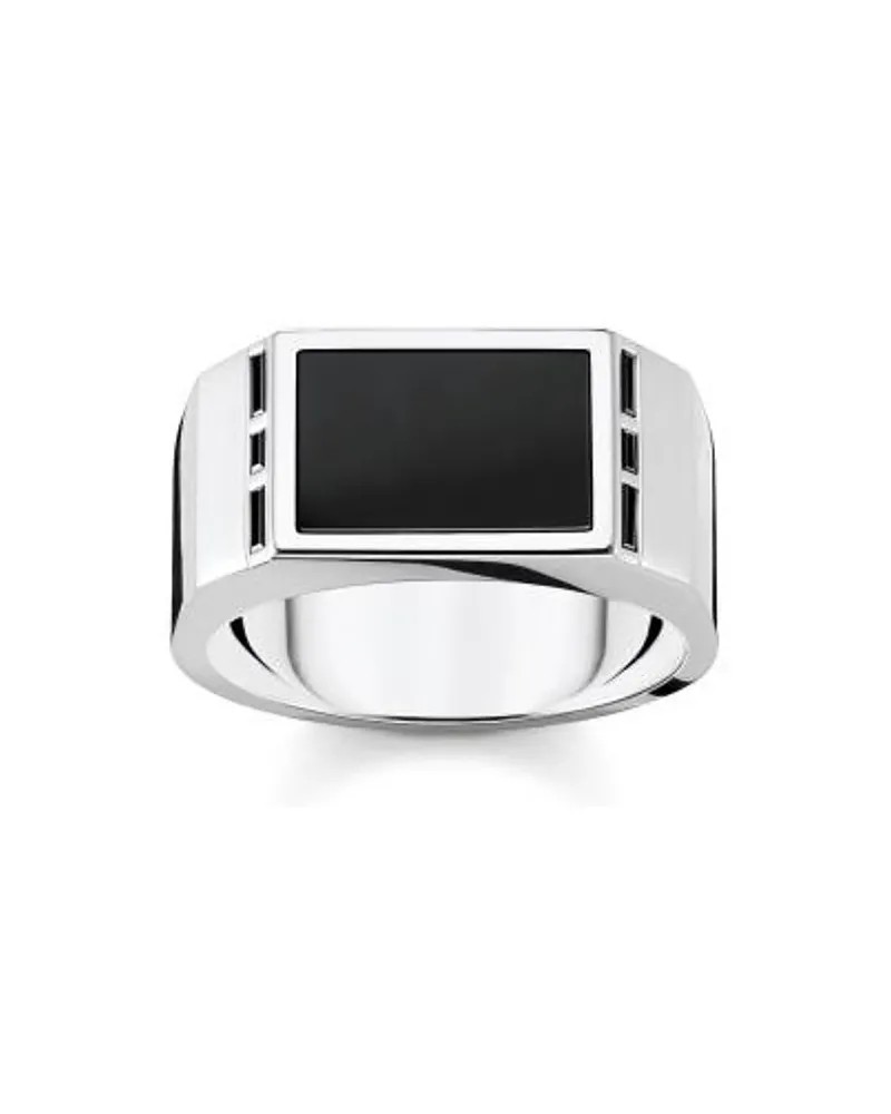 Thomas Sabo Damenring Rebel at heart Schwarz