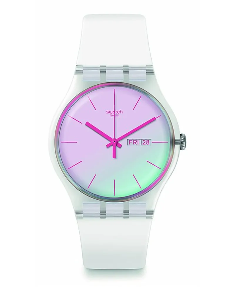 Swatch Unisexuhr Transparent