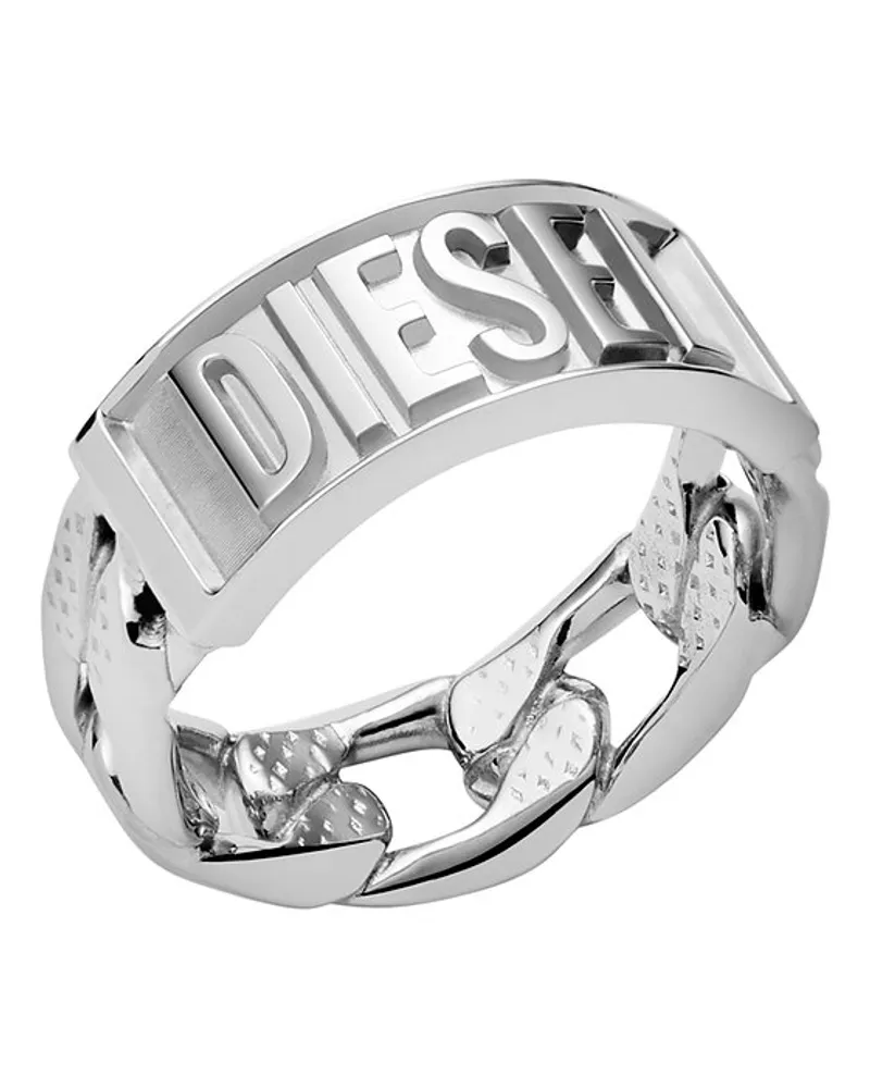 Diesel Herrenring Silber