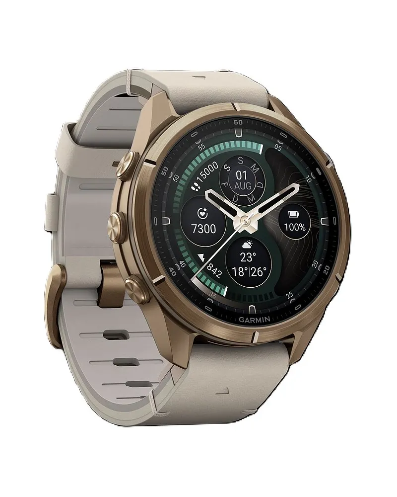 Garmin Smartwatch Fenix 9 Pro- inReach, 43 mm Autumn Gold Titan Gold