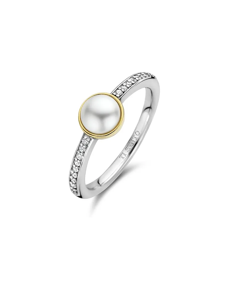 ti sento milano Damenring Gelbgold