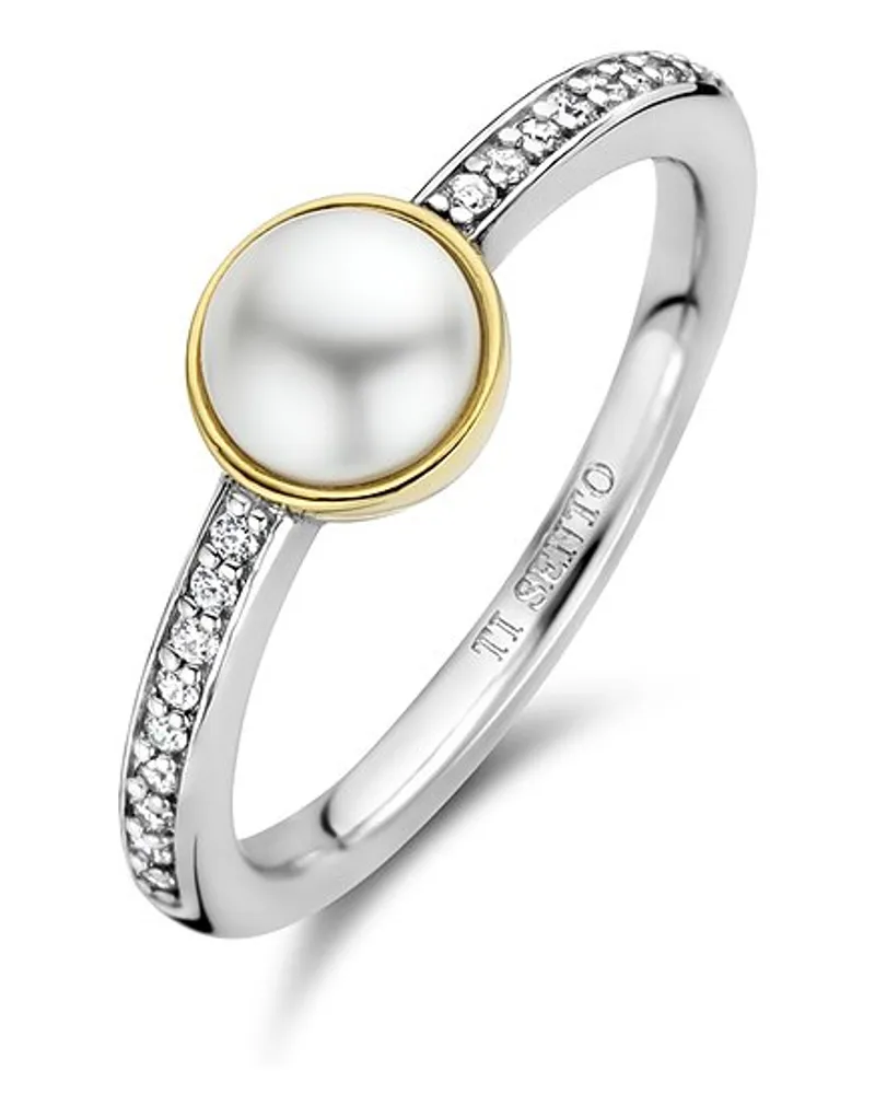 ti sento milano Damenring Gelbgold
