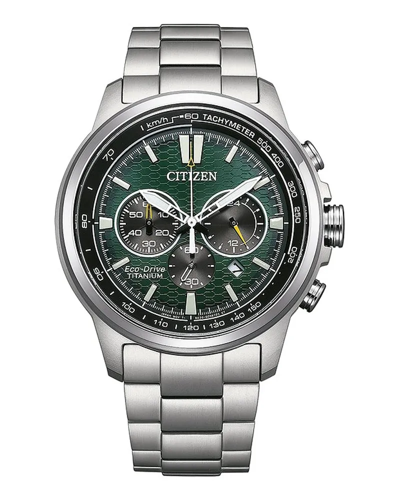 Citizen Chronograph Super Titanium Silber