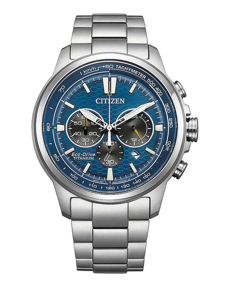 Citizen Chronograph Super Titanium Silber