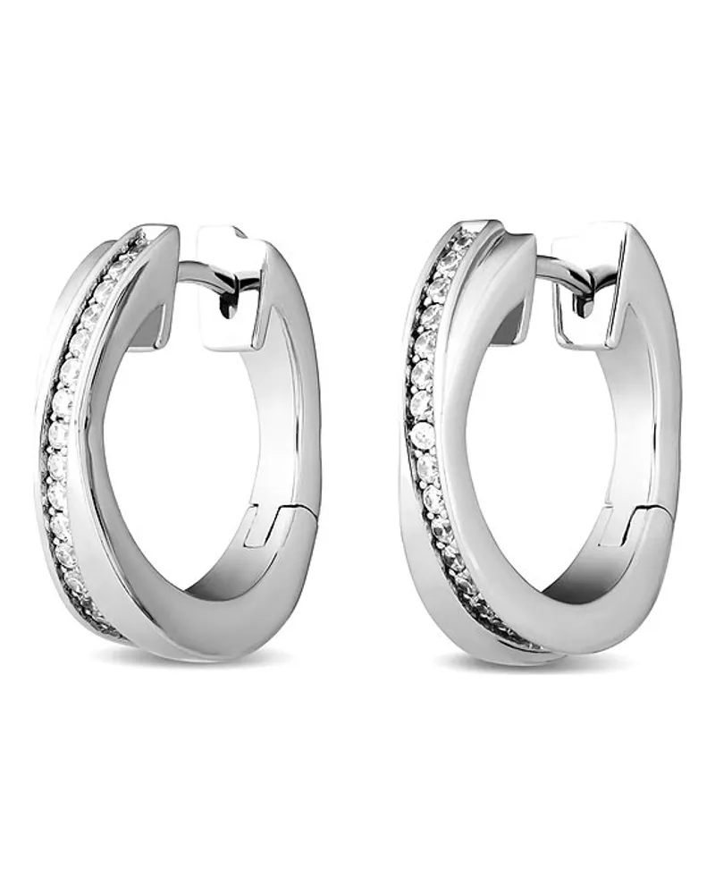 JETTE Creolen WRAPPED Silber