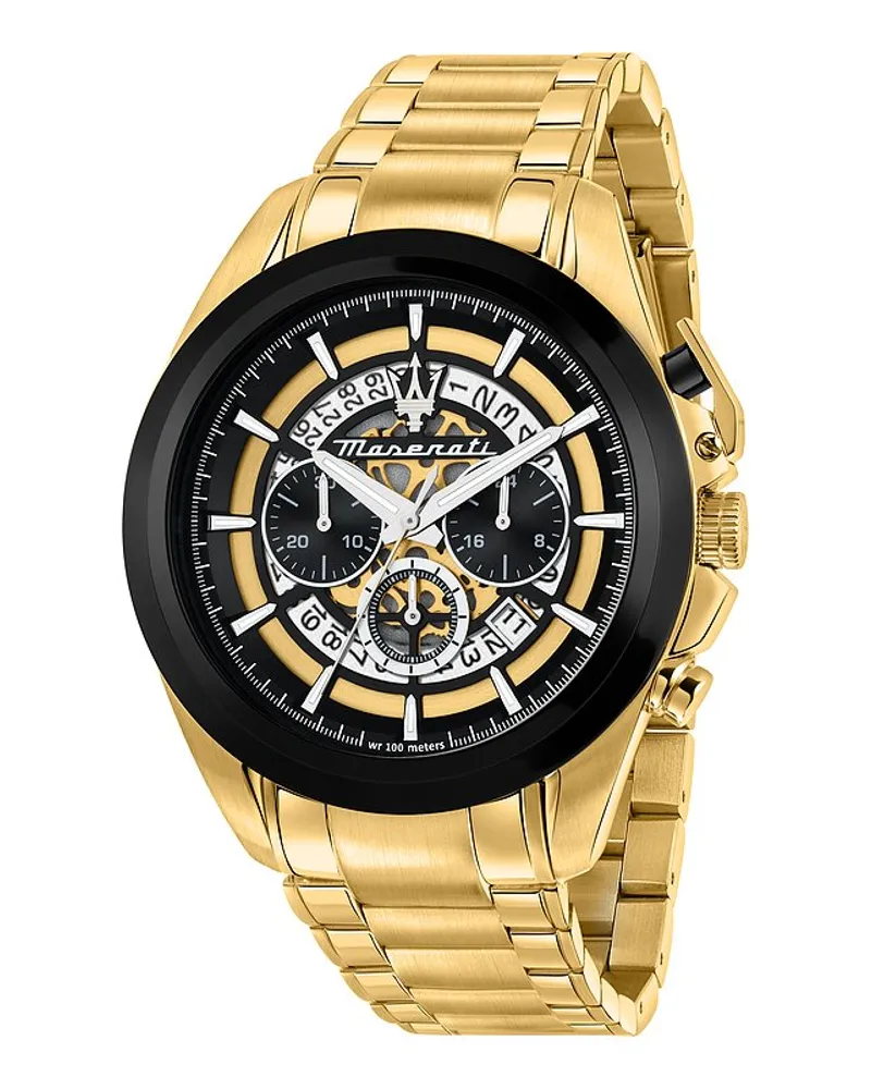 Maserati Chronograph Traguardo Gold