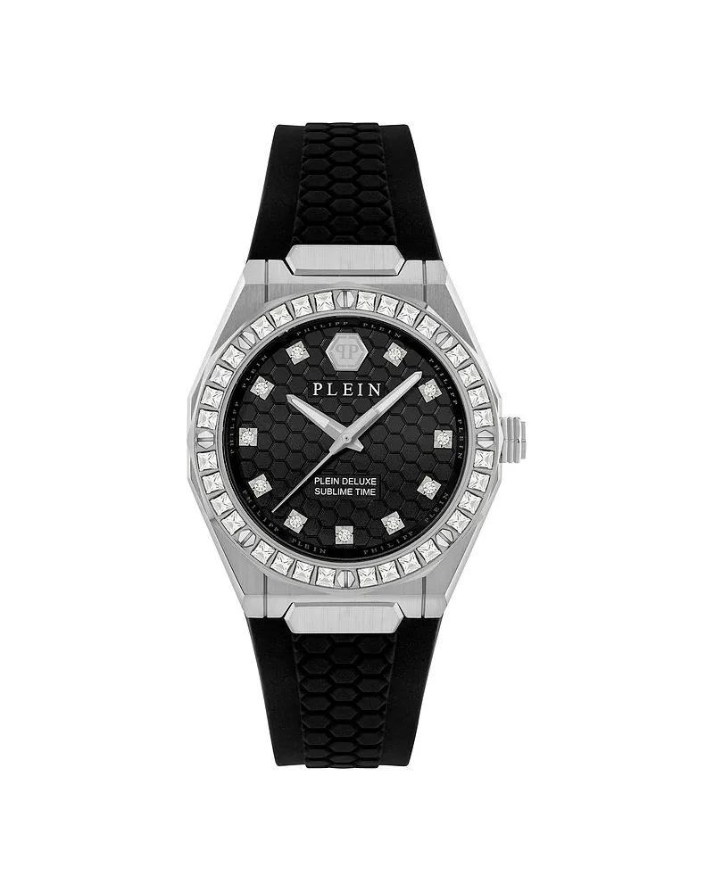 Philipp Plein Damenuhr High-Conic Silber