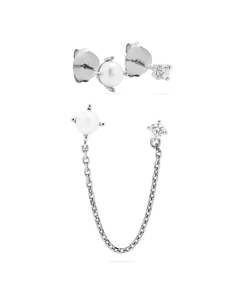 Esprit Schmuck-Set GLOSSY PEARLS Silber