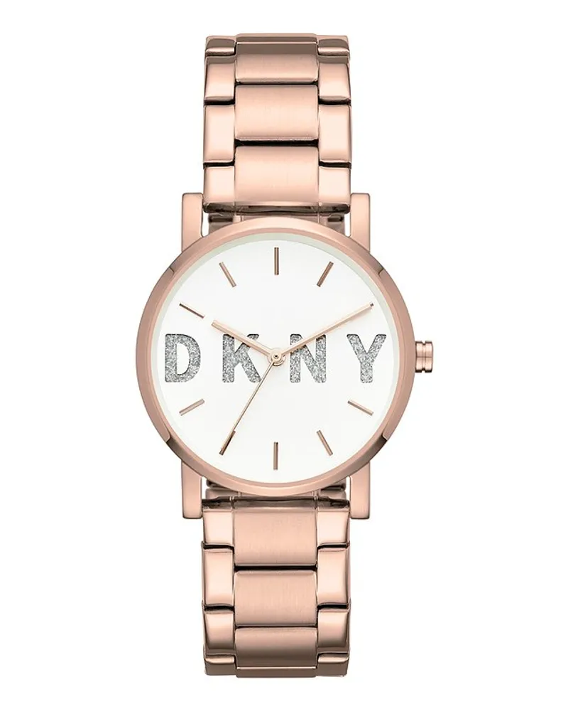 DKNY Damenuhr Roségold