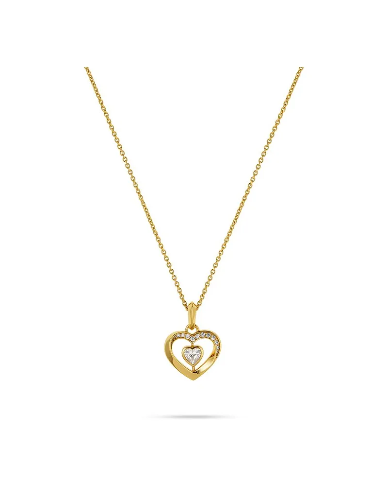 JETTE Kette TWISTED HEART Gelbgold