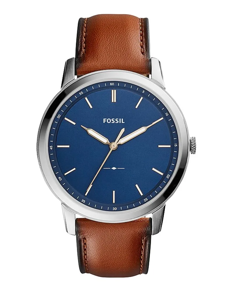 Fossil Herrenuhr The Minimalist Mehrfarbig