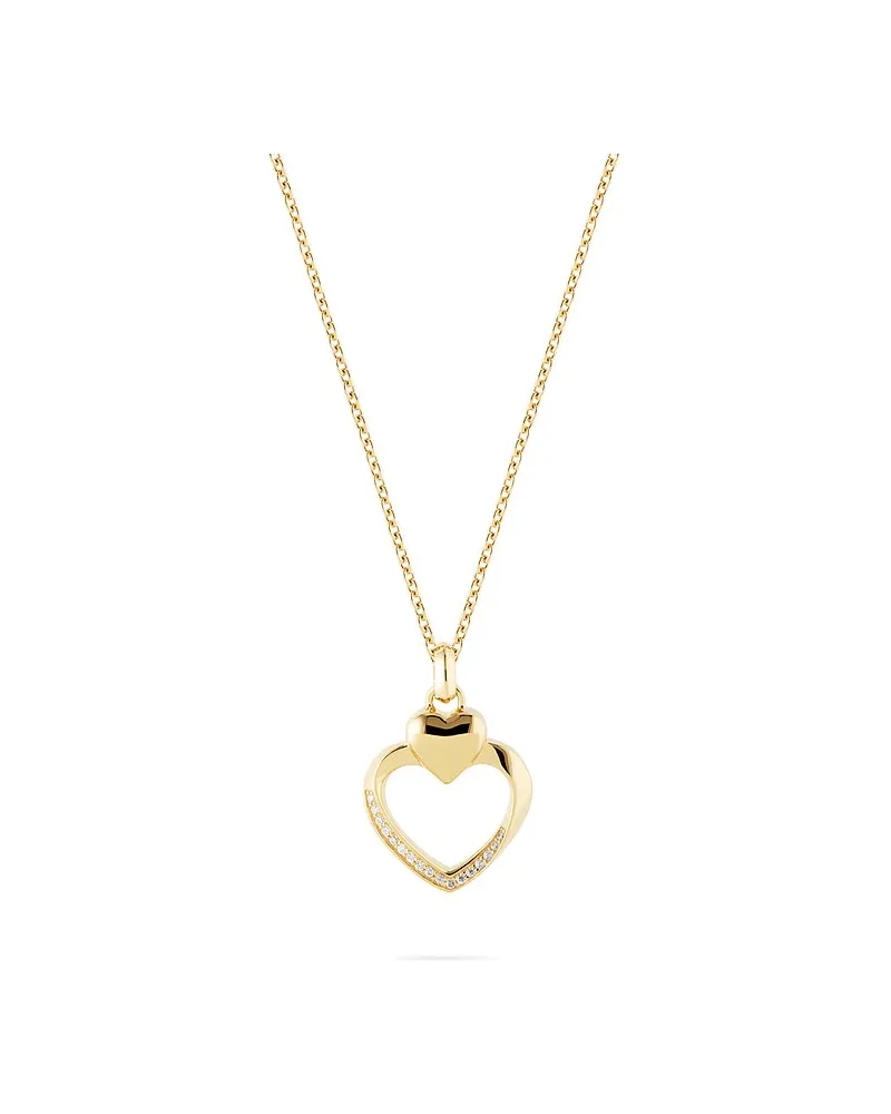 JETTE Kette HEARTS Gelbgold