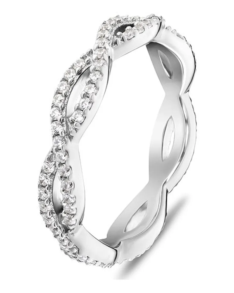 FAVS. Damenring Silber