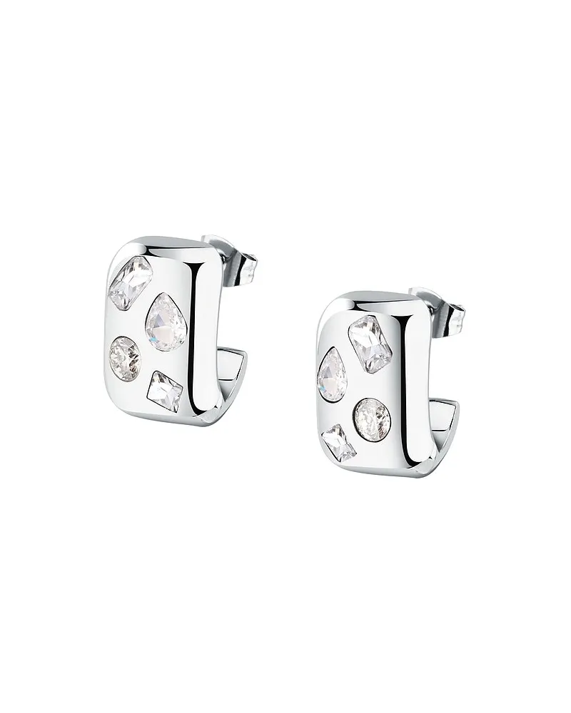 GCDS Ohrhänger Gipsy Gold Silber