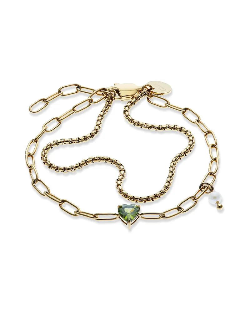 Guido Maria Kretschmer Armband COLORFUL Gelbgold