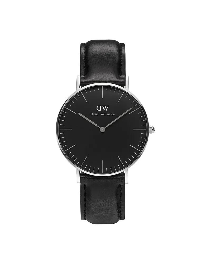 Daniel Wellington Damenuhr Classic Black Silber