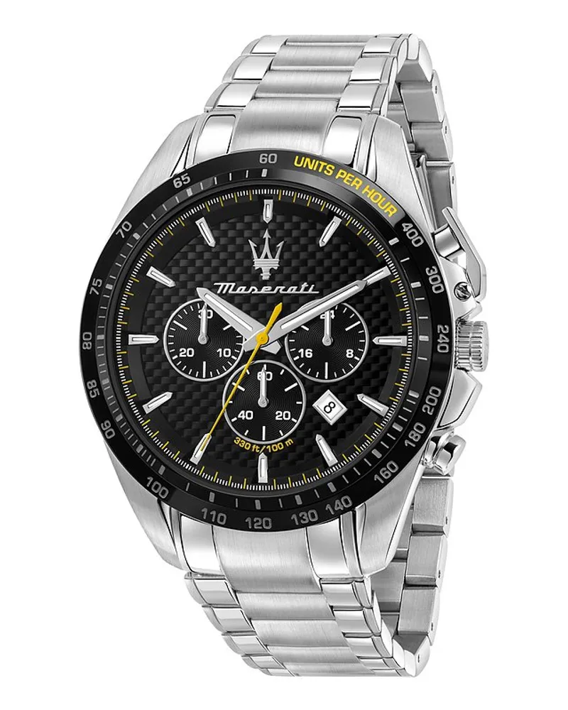Maserati Chronograph Traguardo Silber