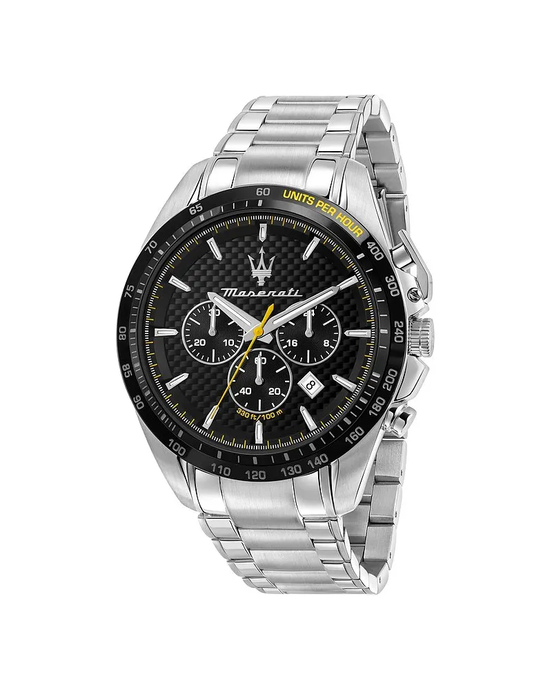 Maserati Chronograph Traguardo Silber