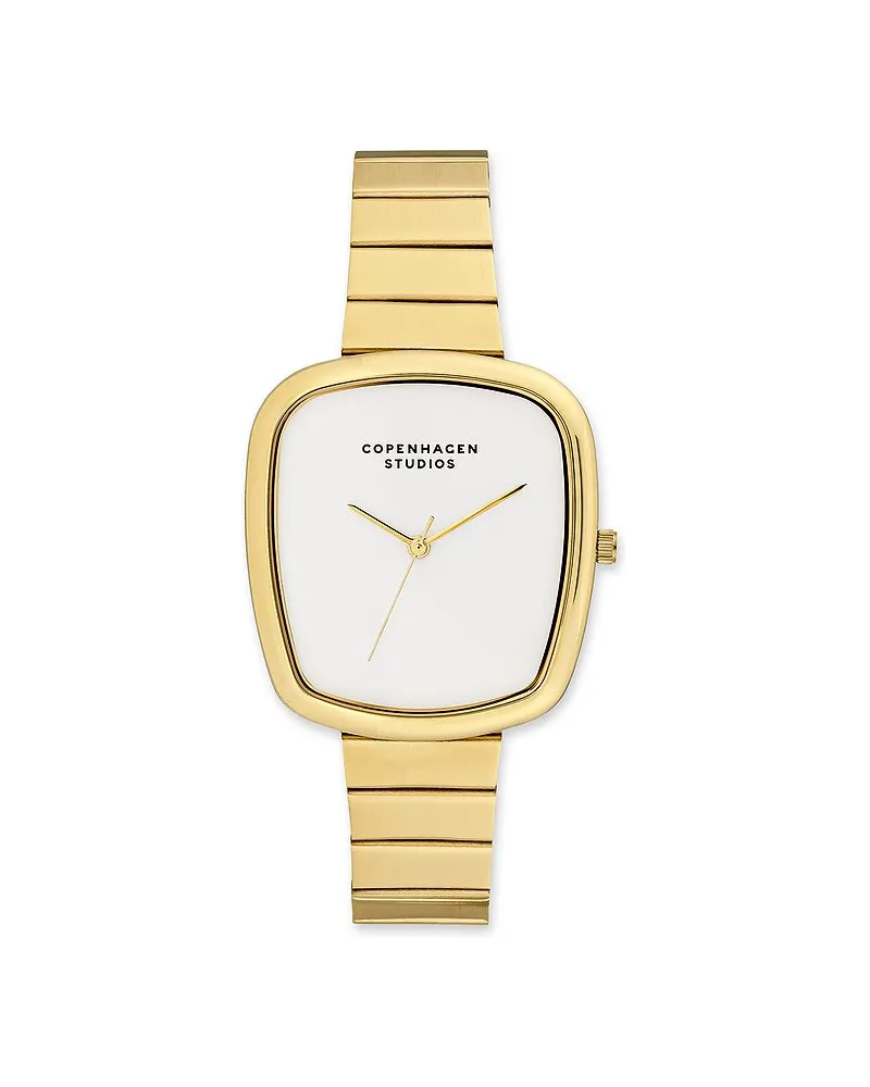 Copenhagen Damenuhr Curved Gold