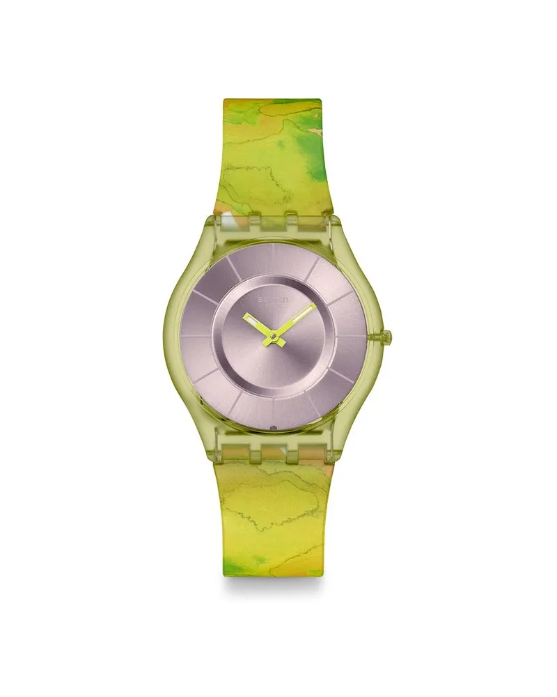 Swatch Unisexuhr 2603 PAINTED PARADISE Grün