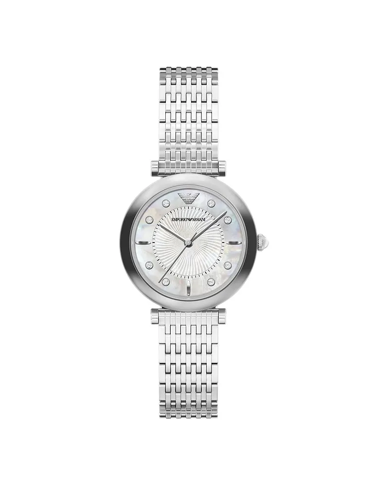 Emporio Armani Damenuhr Silber