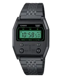 Casio Unisexuhr Vintage Edgy Schwarz