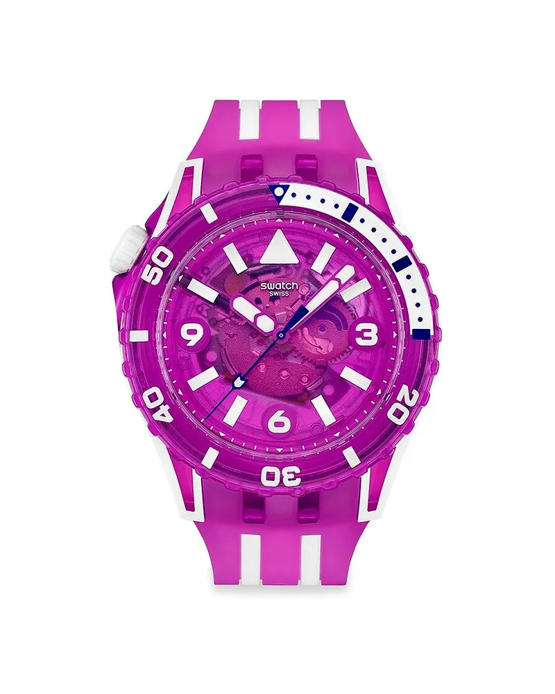 Swatch Unisexuhr 2604 SWATCH SCUBAQUA Pink