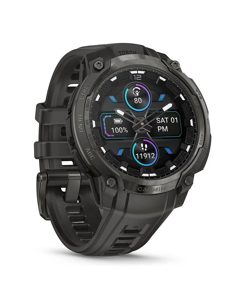 Garmin Smartwatch Instinct Crossover AMOLED Grau