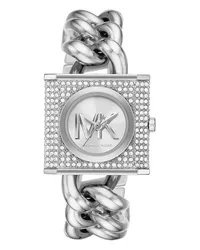 Michael Kors Damenuhr MK Chain Lock Silber