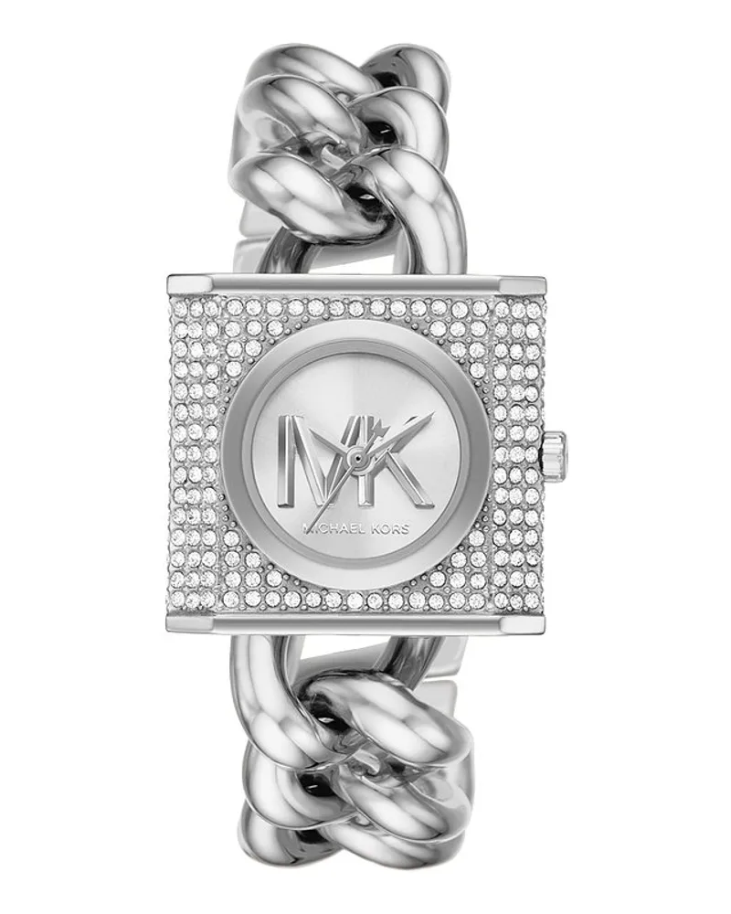 Michael Kors Damenuhr Mk Chain Lock Silber