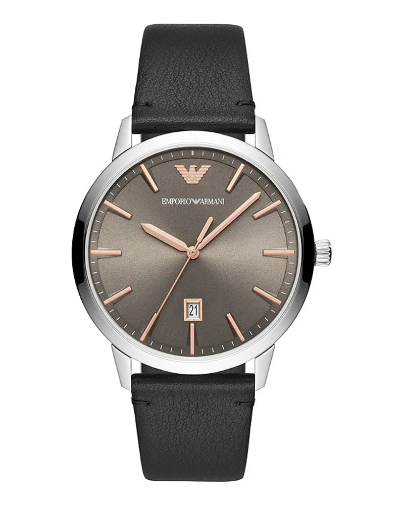 Emporio Armani Herrenuhr Silber