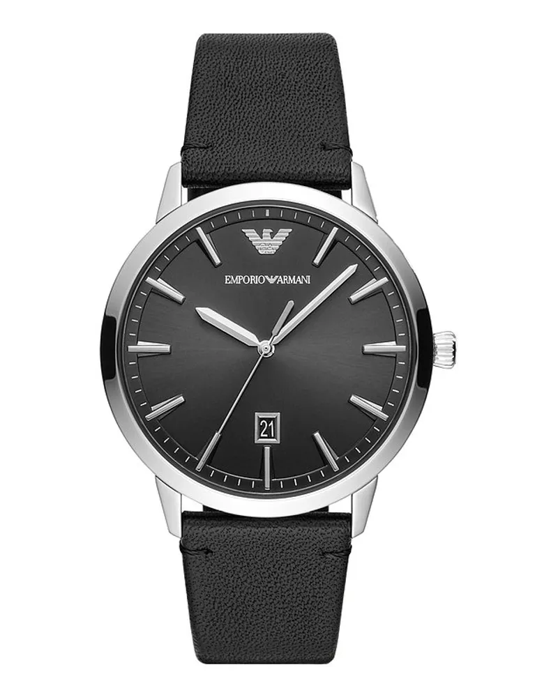 Emporio Armani Herrenuhr Silber