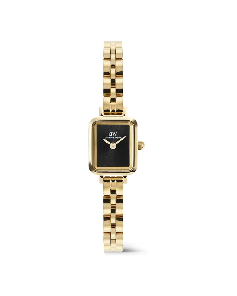 Daniel Wellington Damenuhr Quadro Mini Gelbgold