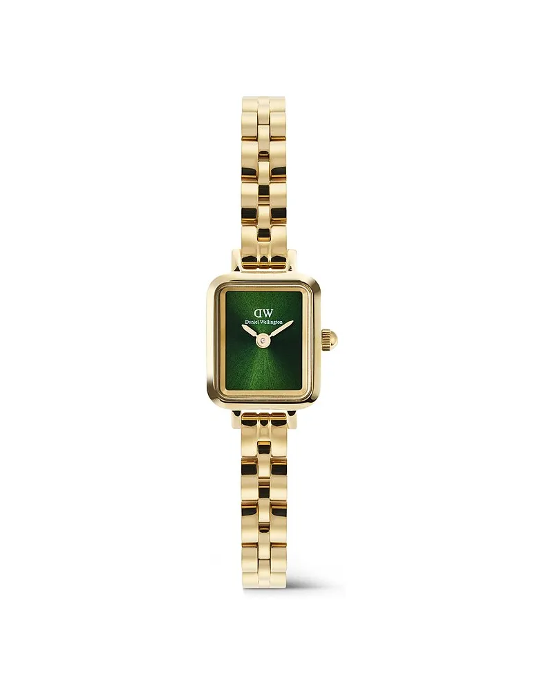 Daniel Wellington Damenuhr Quadro Mini Gelbgold