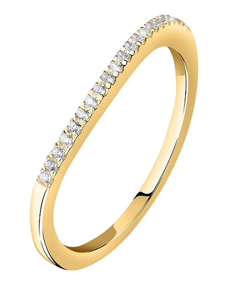 Live Diamond Damenring Gelbgold