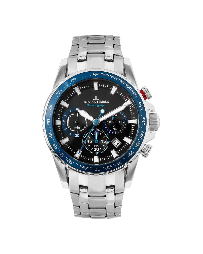 Jacques Lemans Chronograph Liverpool Silber