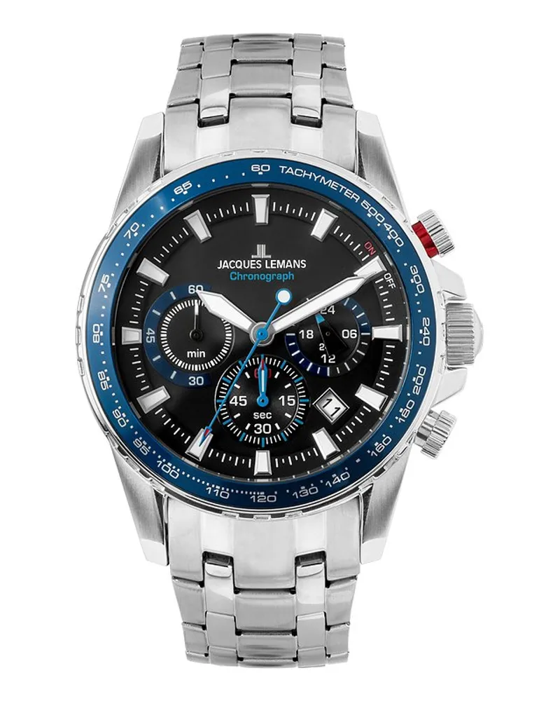 Jacques Lemans Chronograph Liverpool Silber