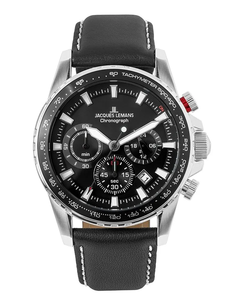 Jacques Lemans Chronograph Liverpool Silber