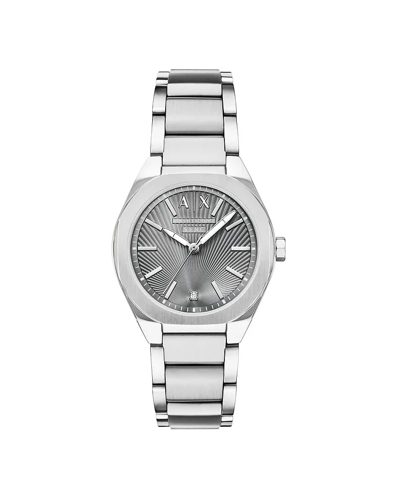 Armani Exchange Damenuhr Sync Silber