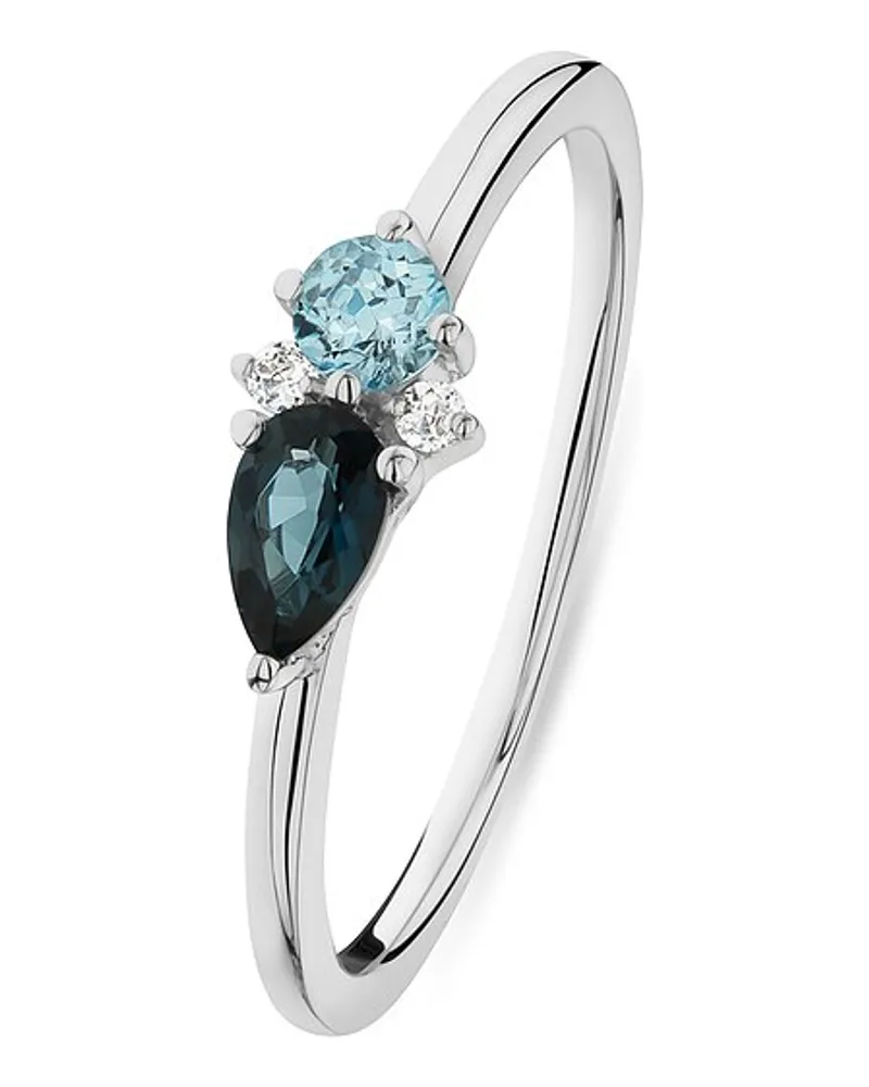 VALERIA Damenring Blau