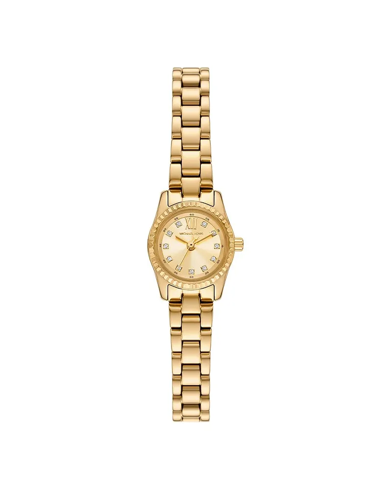 Michael Kors Damenuhr MICRO PETITE LEXINGTON Gold