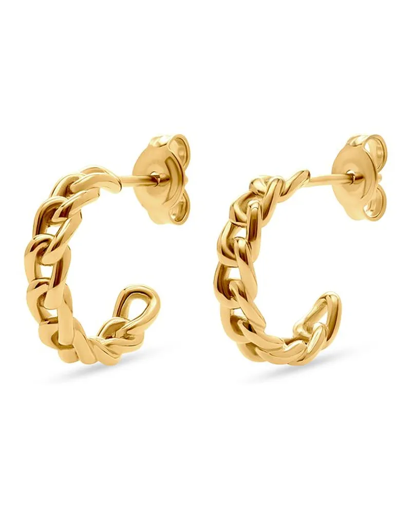 Esprit Creolen Flat Chain Gelbgold
