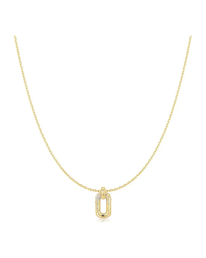 ANIA HAIE Kette 76 - Wanderer Gelbgold